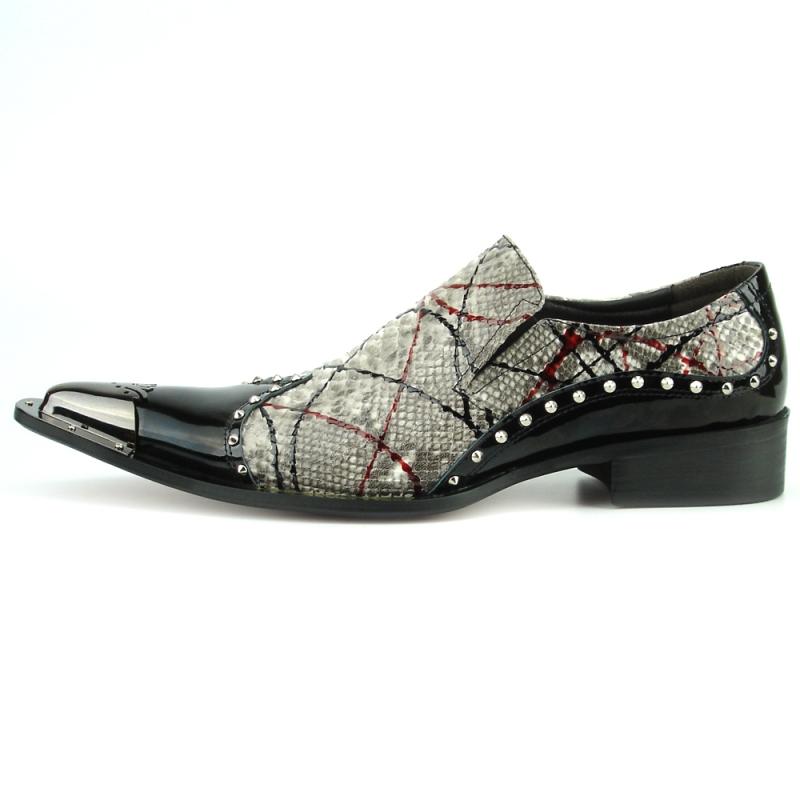 metal free dress shoes Amazon.com | Santimon Mens Western Pointed Toe Leather Lace Up Dress Shoes  Fashion Metal Tip Oxford Black 5.5 US