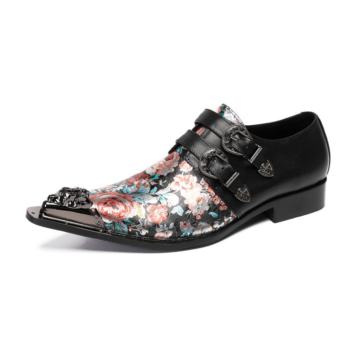 Dola  Arcobaleno Floral Metal Tip Shoes 9189