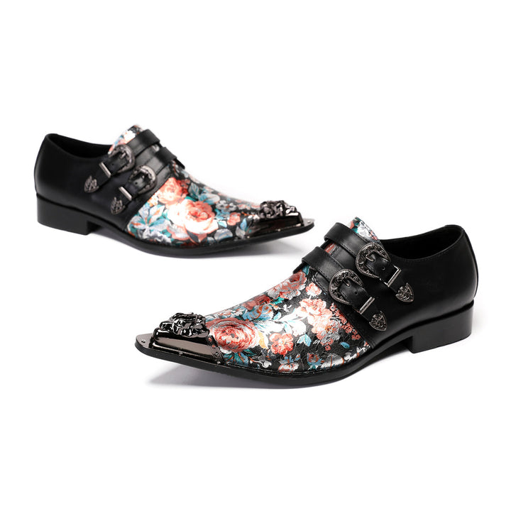 Dola  Arcobaleno Floral Metal Tip Shoes 9189