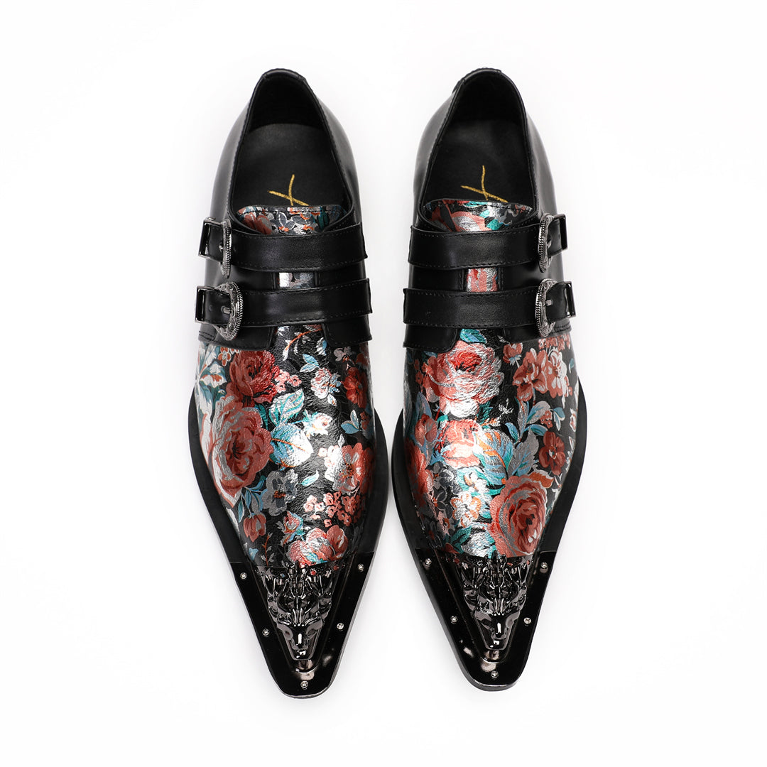 Dola  Arcobaleno Floral Metal Tip Shoes 9189