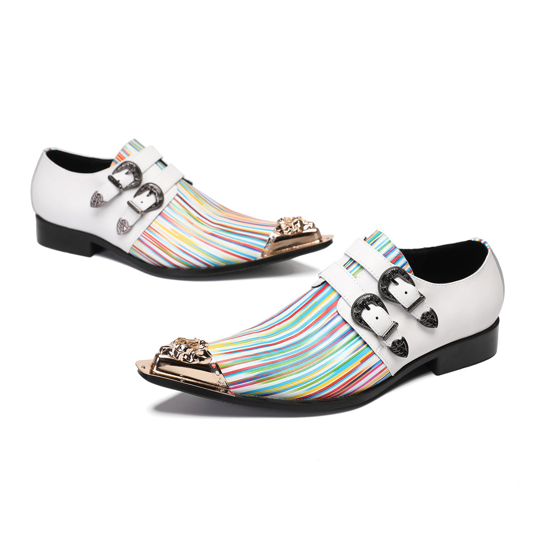 Dola Nuvole Arcobaleno Floral Metal Tip Shoes 9192