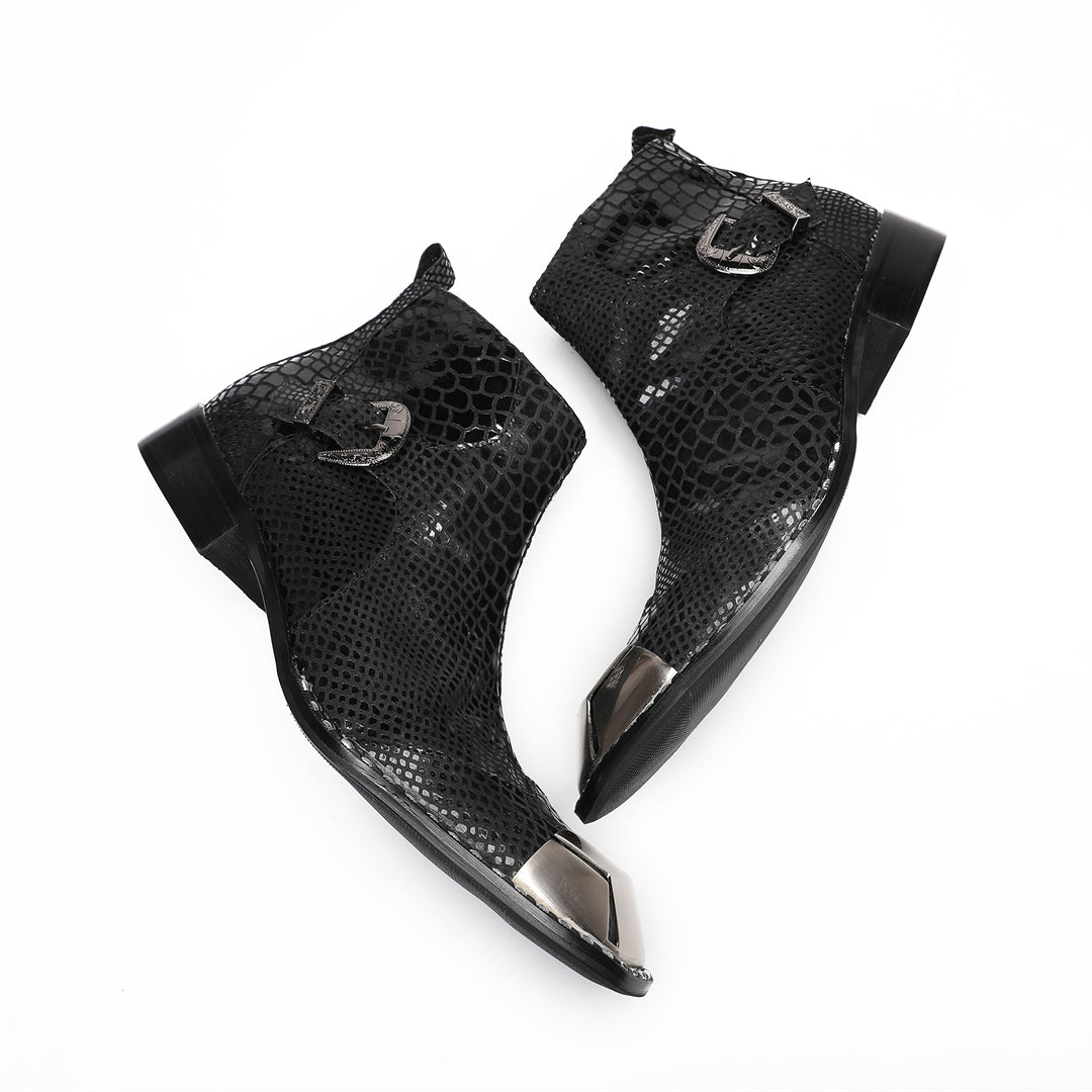 Dola  Serpente Nero Ankle Boots 9204