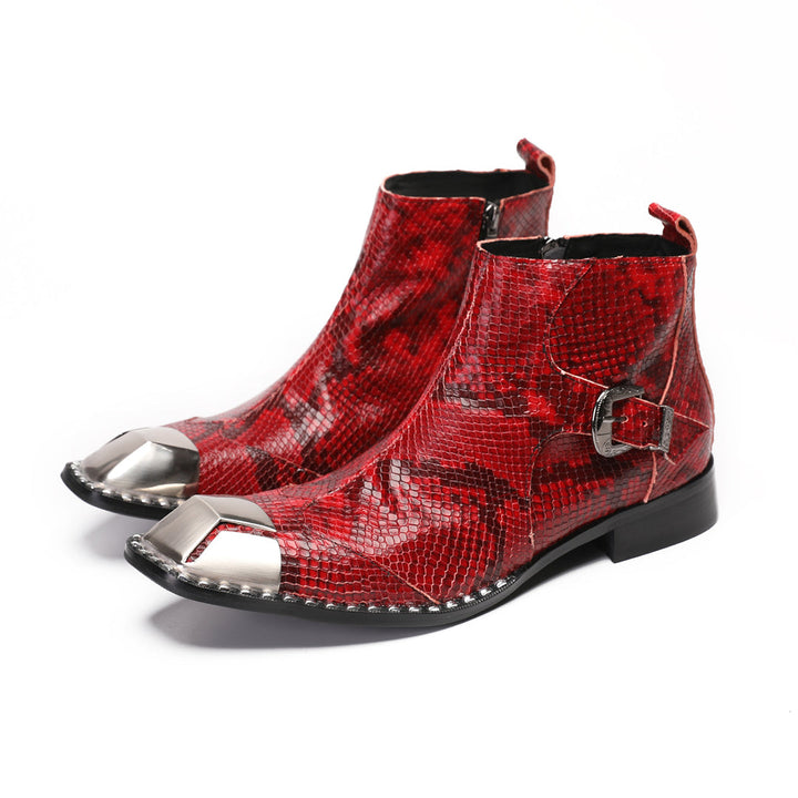 Dola  Serpente Scarlatto Ankle Boots 9206