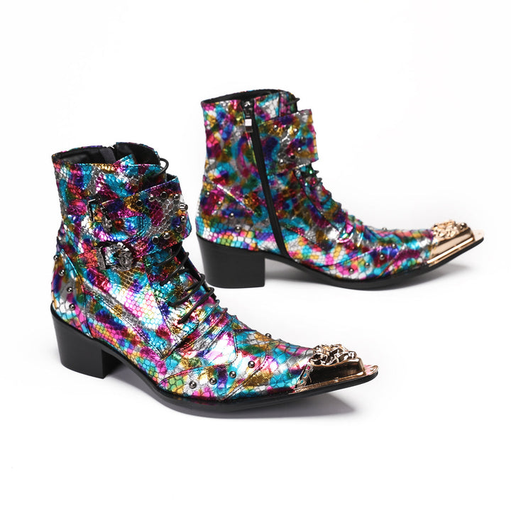 Dola  Scaglie Colorate High Boots 9210