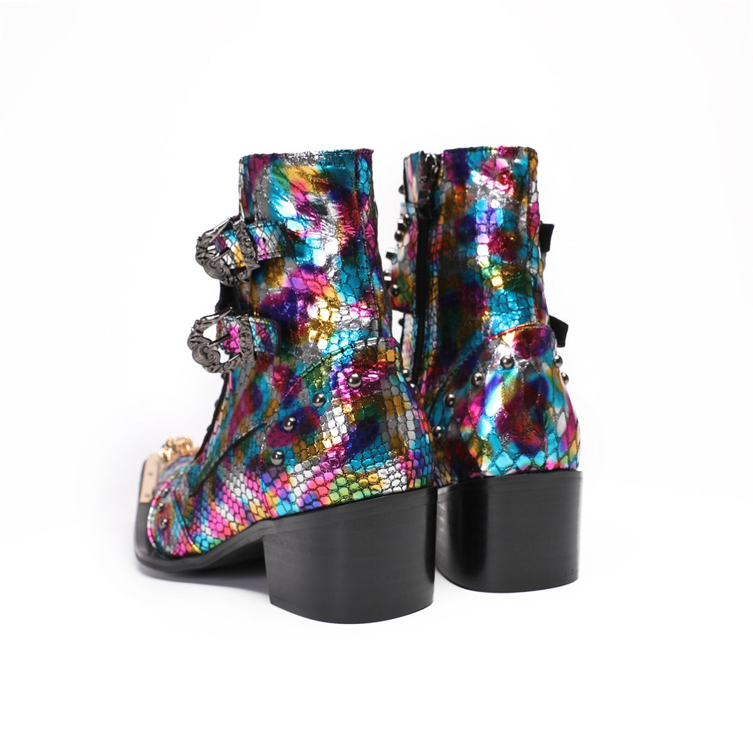 Dola  Scaglie Colorate High Boots 9210