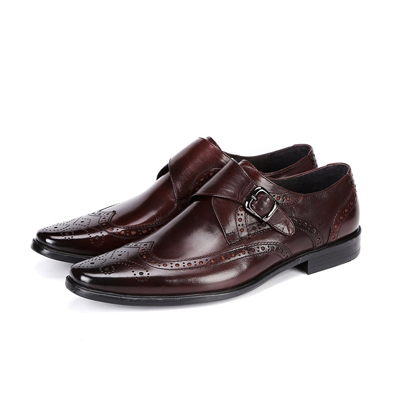 The Farwell Wingtip Single Monk Strap