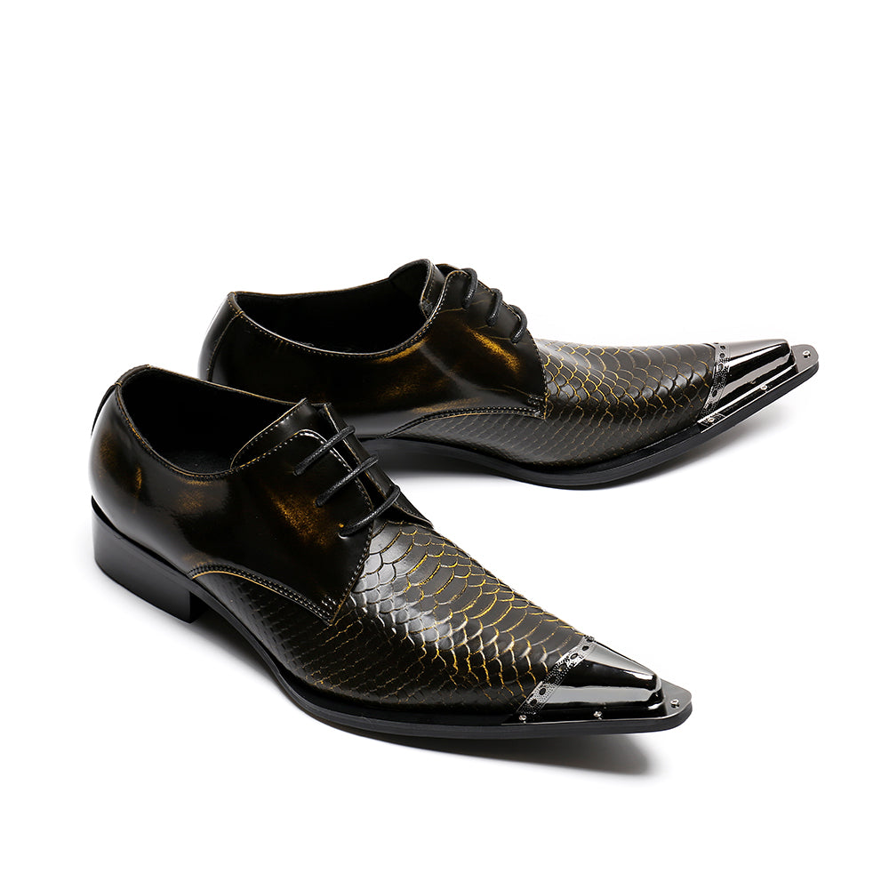 Dola Zorro Snake Style Dress Shoes #8073