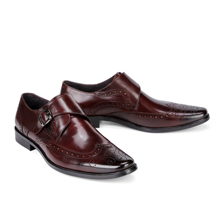 The Farwell Wingtip Single Monk Strap