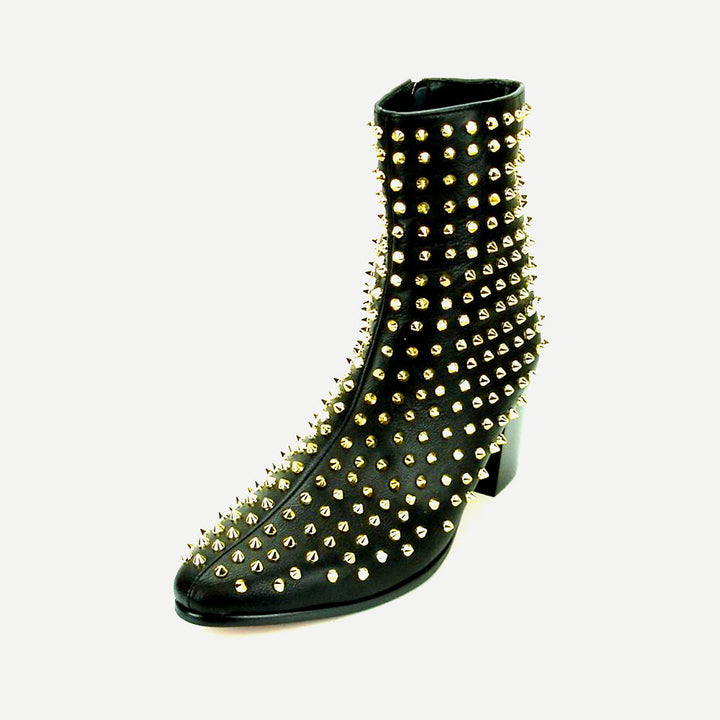 Dola Black-Gold Party Boot #7030