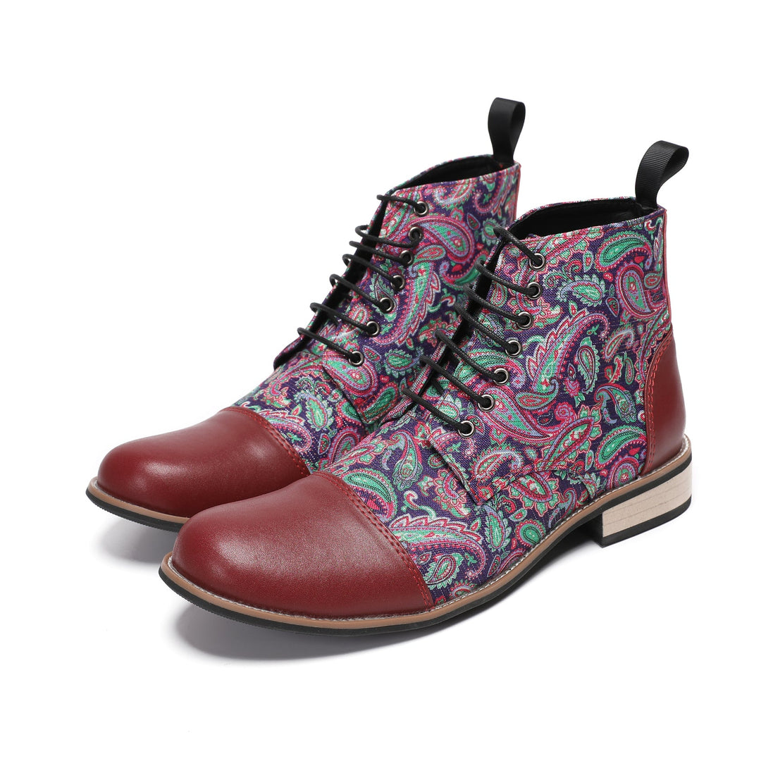 Paisley Voyager Short Boots #4006