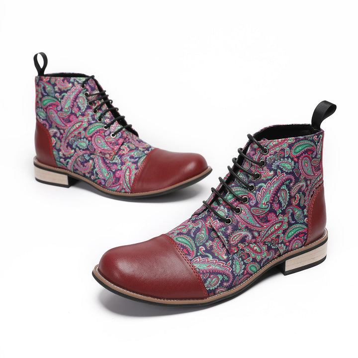 Paisley Voyager Short Boots #4006