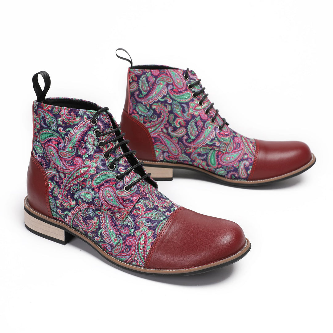 Paisley Voyager Short Boots #4006