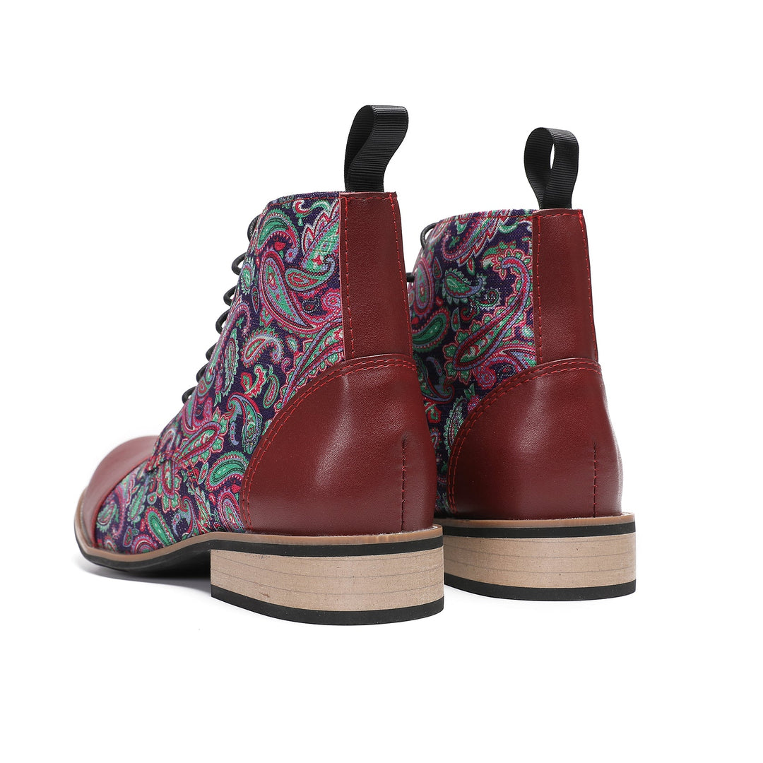 Paisley Voyager Short Boots #4006