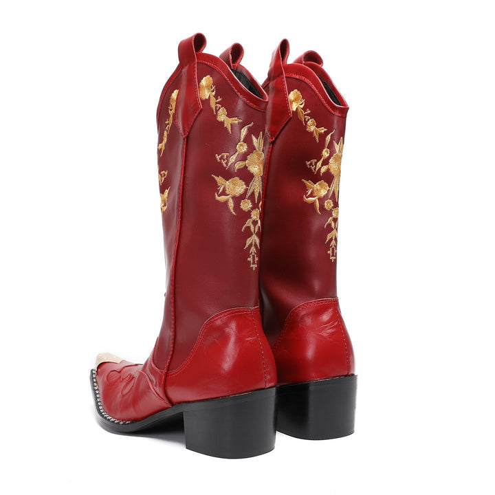 Crimson Rodeo High Boots #4014