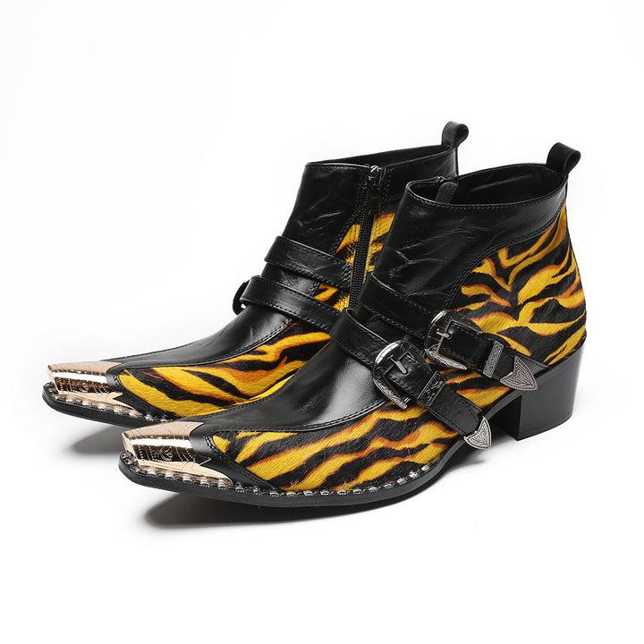 Tiger Fury Metal Tip Boots #4022