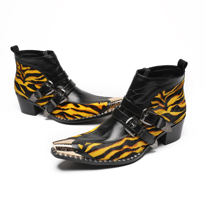 Tiger Fury Metal Tip Boots #4022