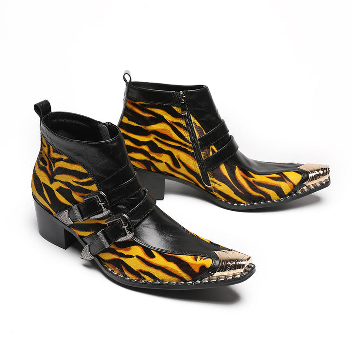 Tiger Fury Metal Tip Boots #4022