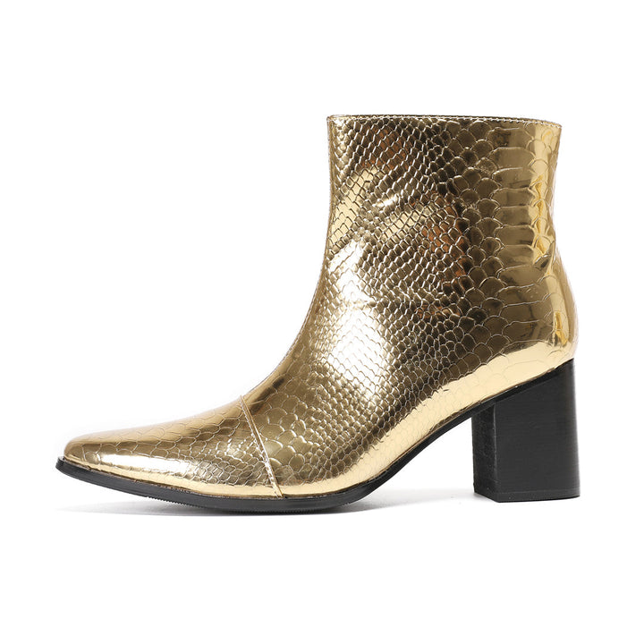 Eternal Gold High Heel Boots #4026