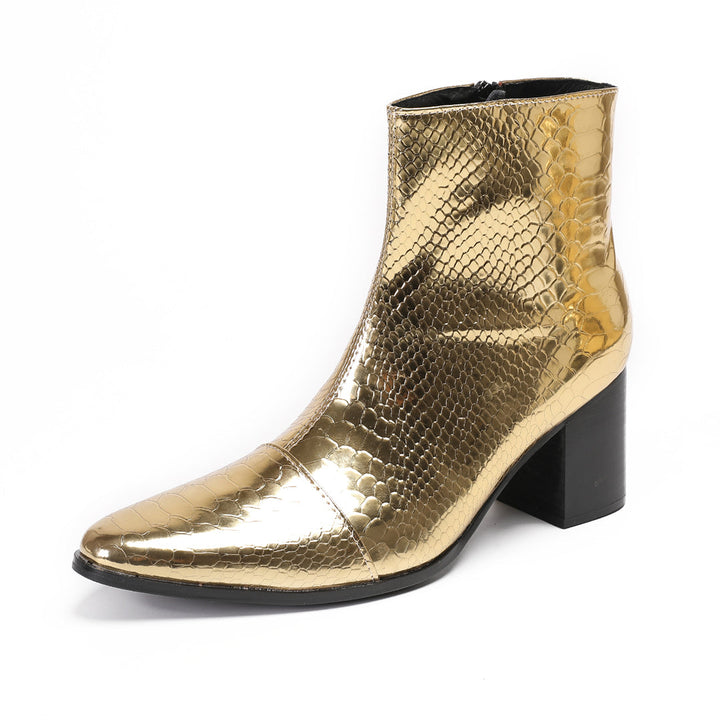 Eternal Gold High Heel Boots #4026