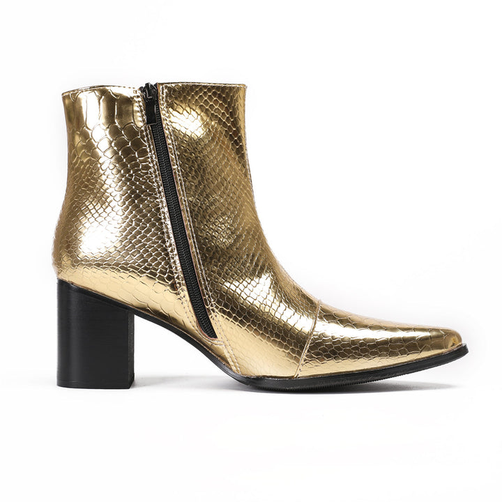 Eternal Gold High Heel Boots #4026