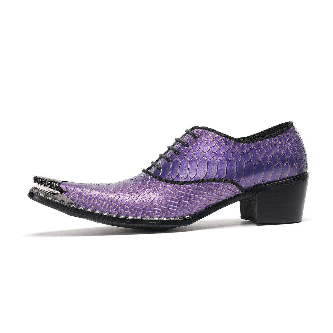 Purple Snake Dress Shoes #4050 Purple Snake Dress Shoes #4050