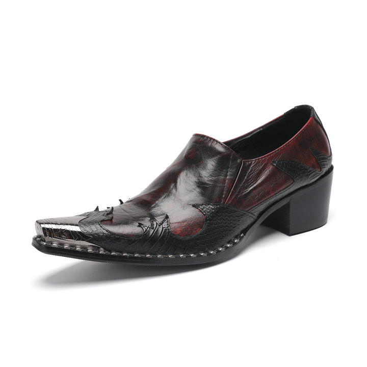 Luxurious_Crimson_Metal_Tip_Shoes_4057_Party_Wear_DOLA_Shoes