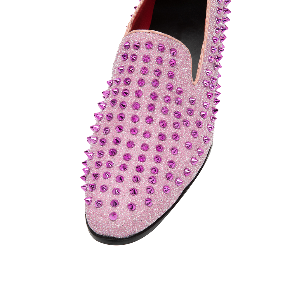 Dola  Pink Rivet Dress Shoes 9180