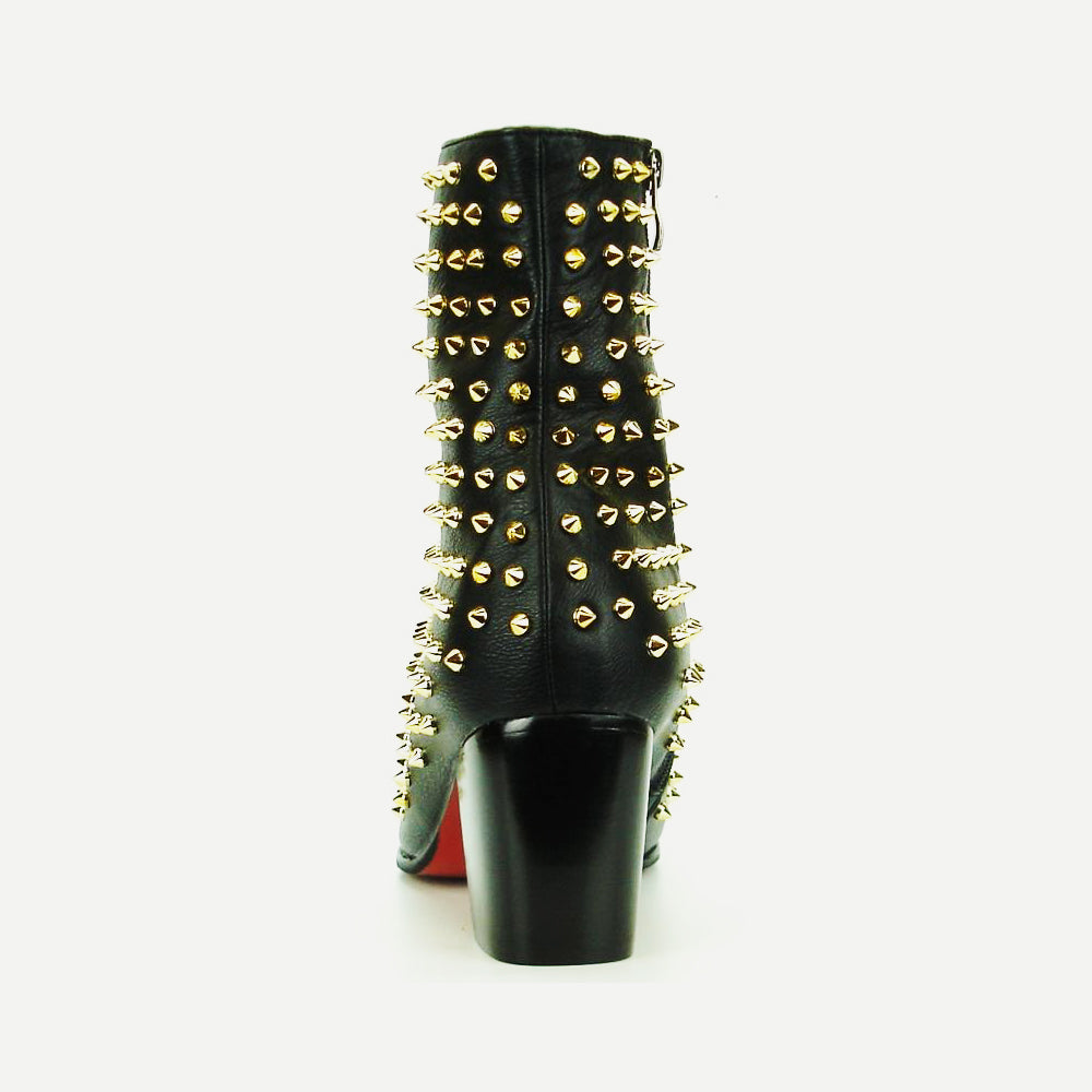 Dola Black-Gold Party Boot #7030