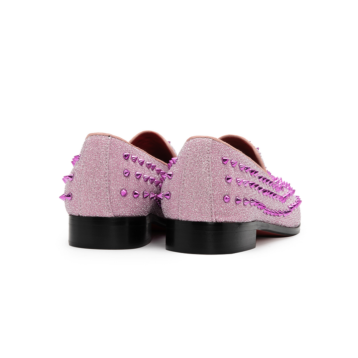 Dola  Pink Rivet Dress Shoes 9180