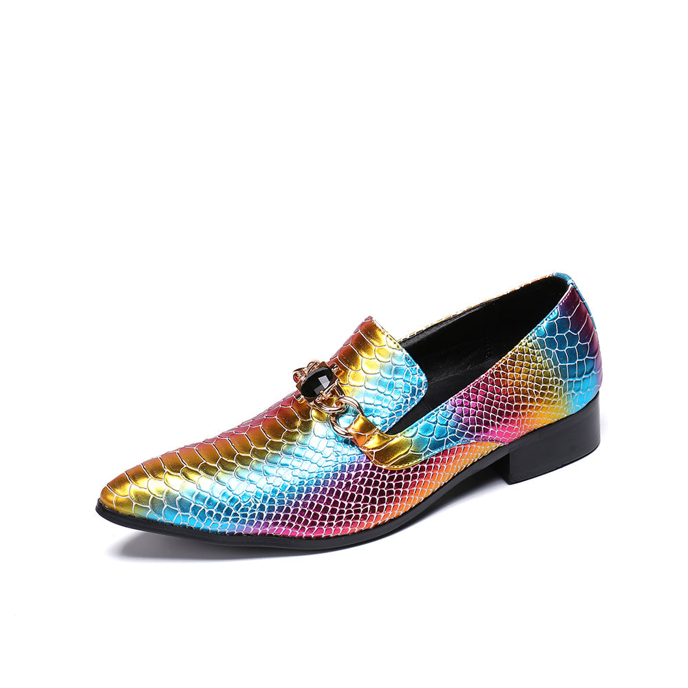 Dola Gem-Rainbow Alligator Loafer #8081