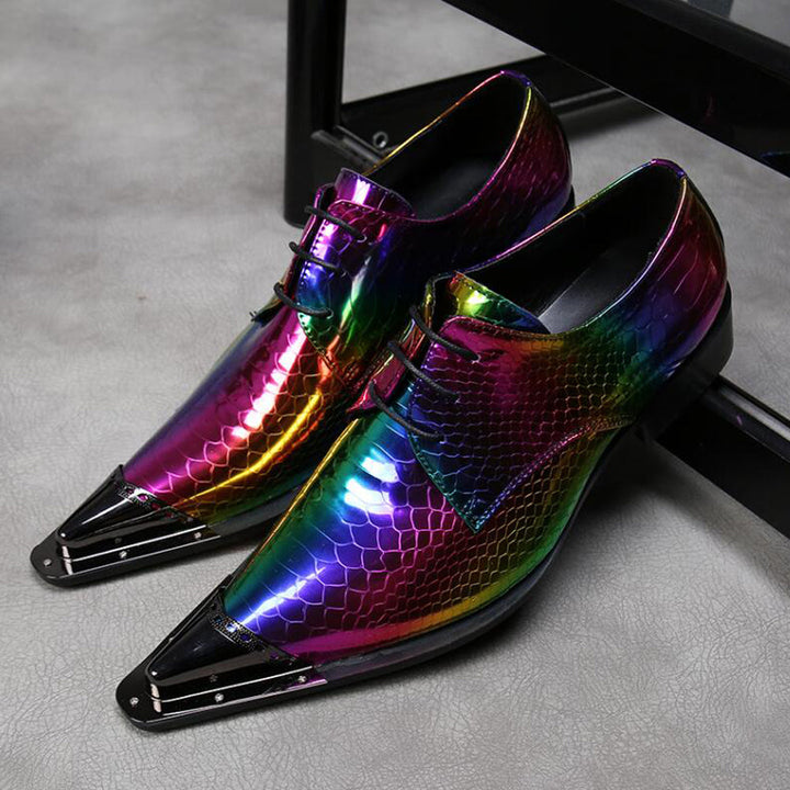 Dola   Laser Multicolour Oxford Shoes #8023