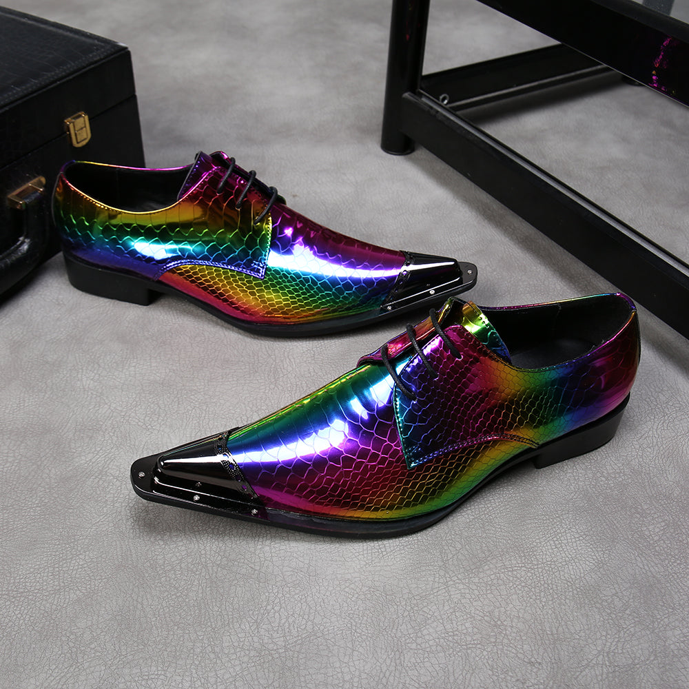 Dola   Laser Multicolour Oxford Shoes #8023