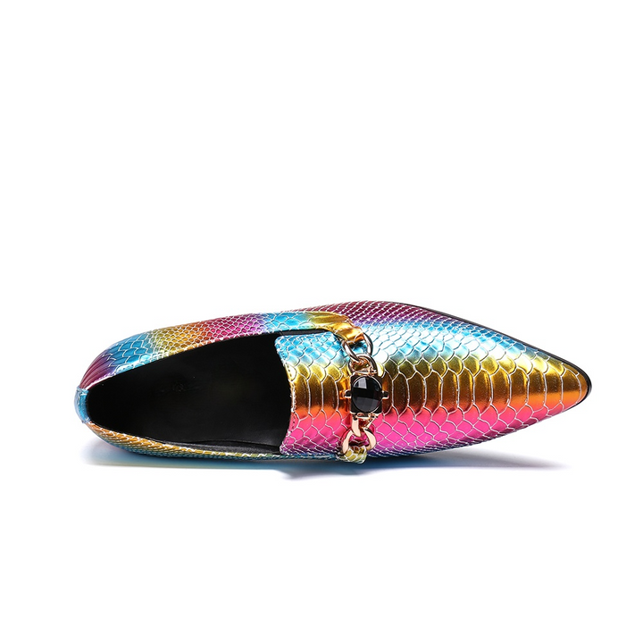 Dola Gem-Rainbow Alligator Loafer #8081