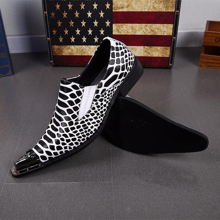 Dola ITALIAN zebra Dress Shoes #8042