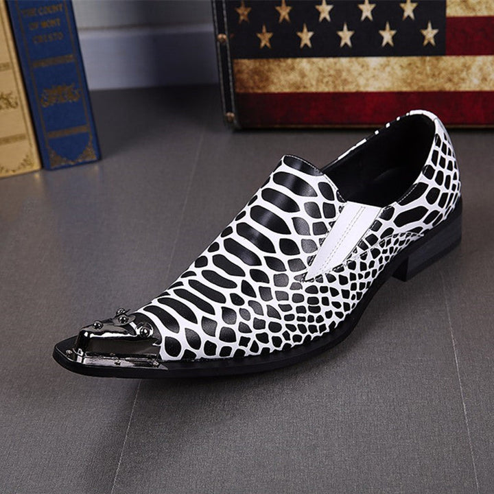 Dola ITALIAN zebra Dress Shoes #8042