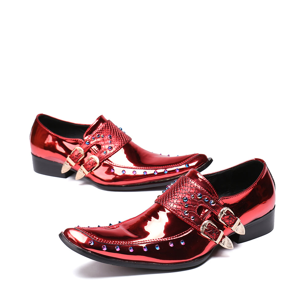 Dola  Multicolor Rivets Dress Shoes #8026