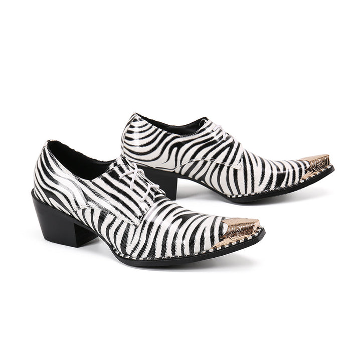 Dola  Italian Zebra High Heel Shoes #8119