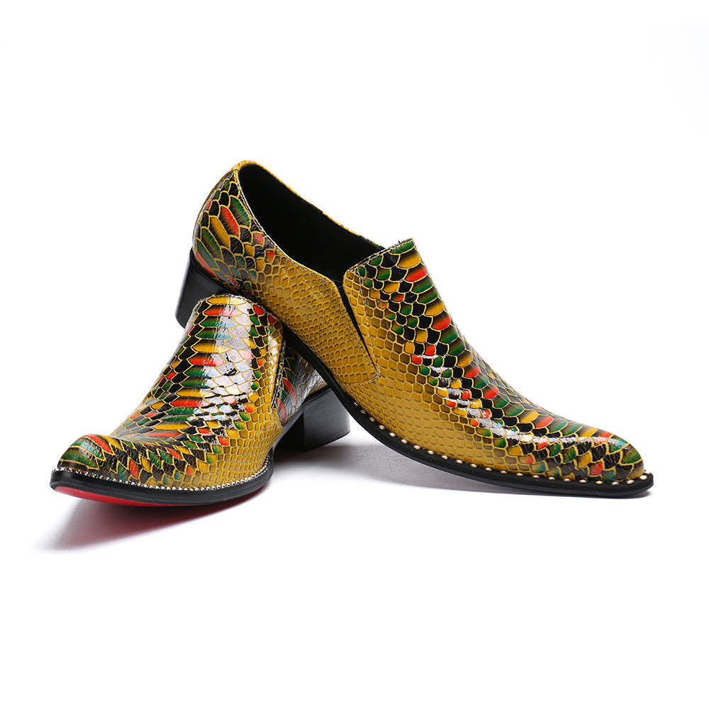 Dola  Vintage Print  Dress Shoes #8028