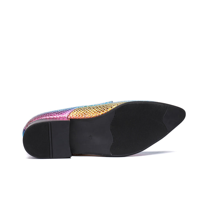 Dola Gem-Rainbow Alligator Loafer #8081