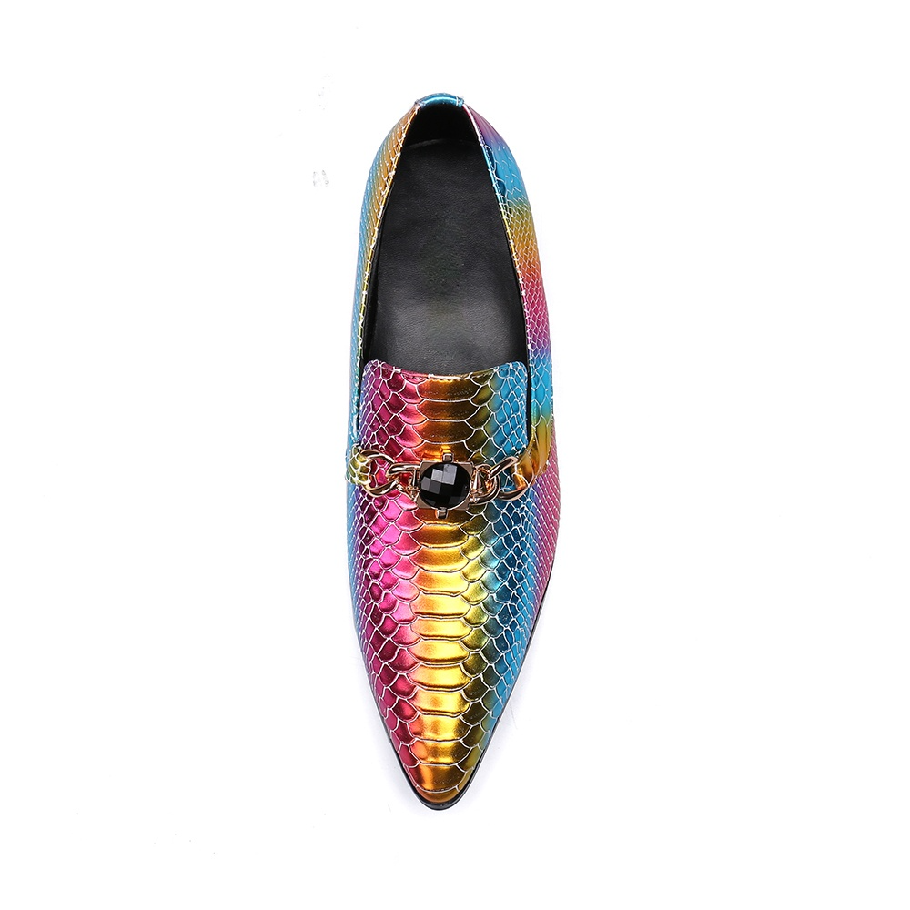 Dola Gem-Rainbow Alligator Loafer #8081