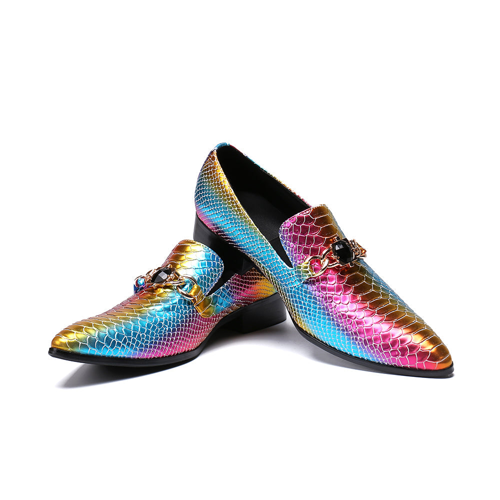 Dola Gem-Rainbow Alligator Loafer #8081