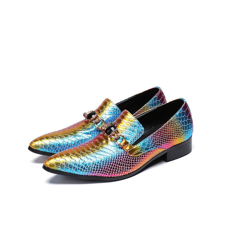 Dola Gem-Rainbow Alligator Loafer #8081