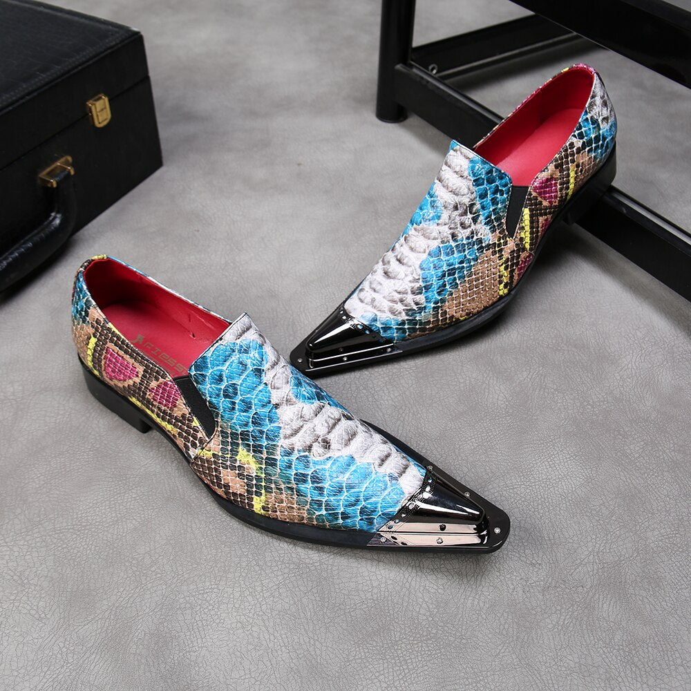 Dola  New Snake Dress Shoes #8027