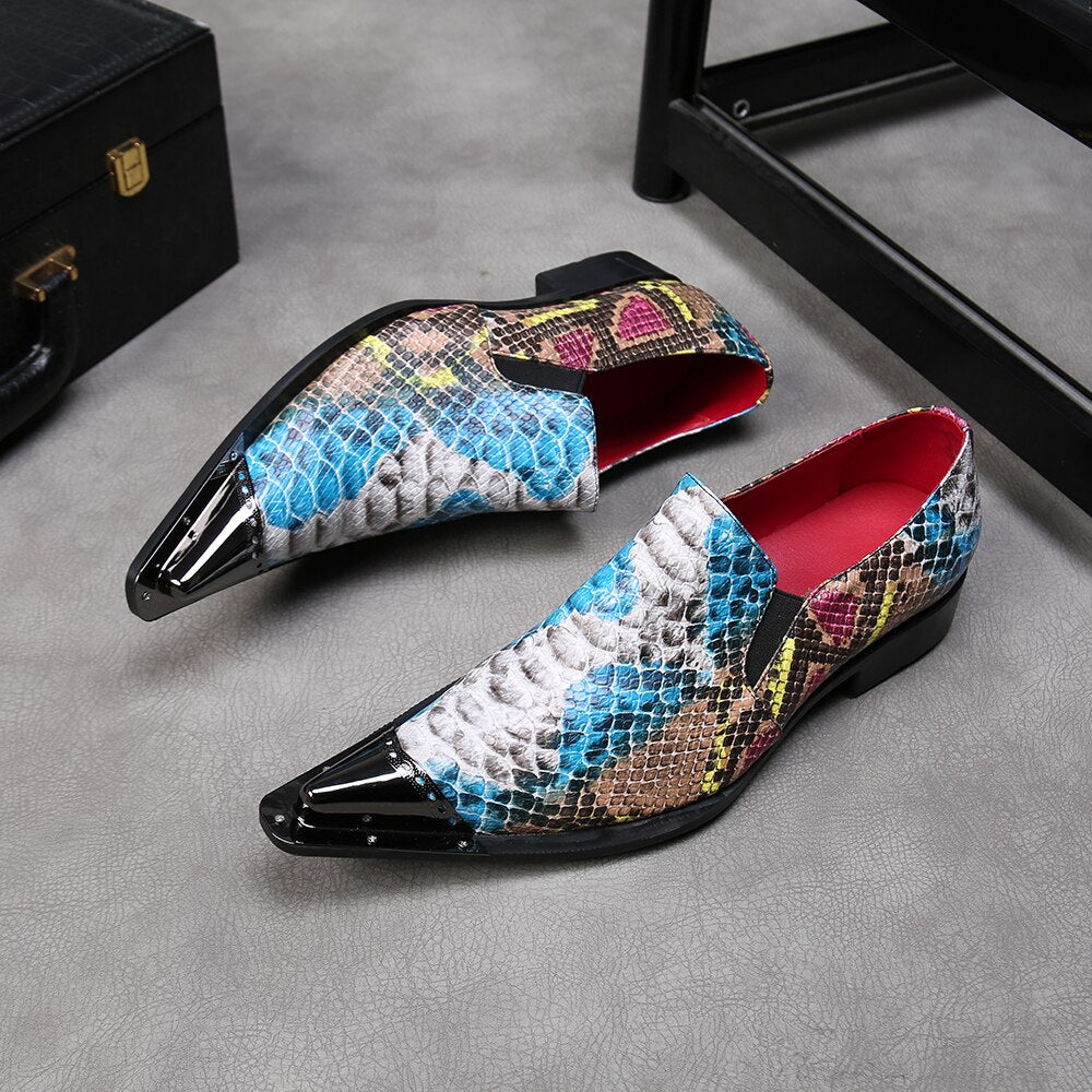 Dola  New Snake Dress Shoes #8027