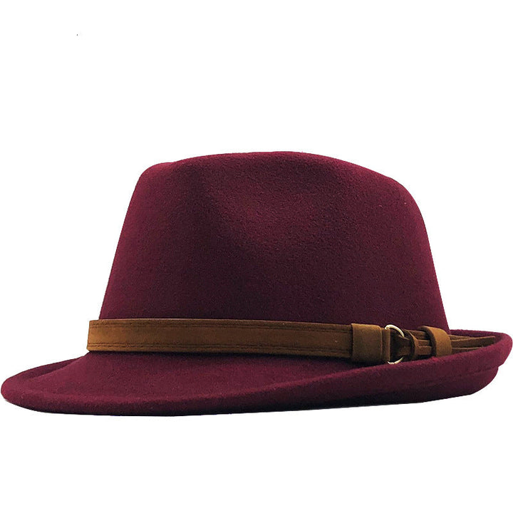 Sombrero Fedora de lana para hombre H8032