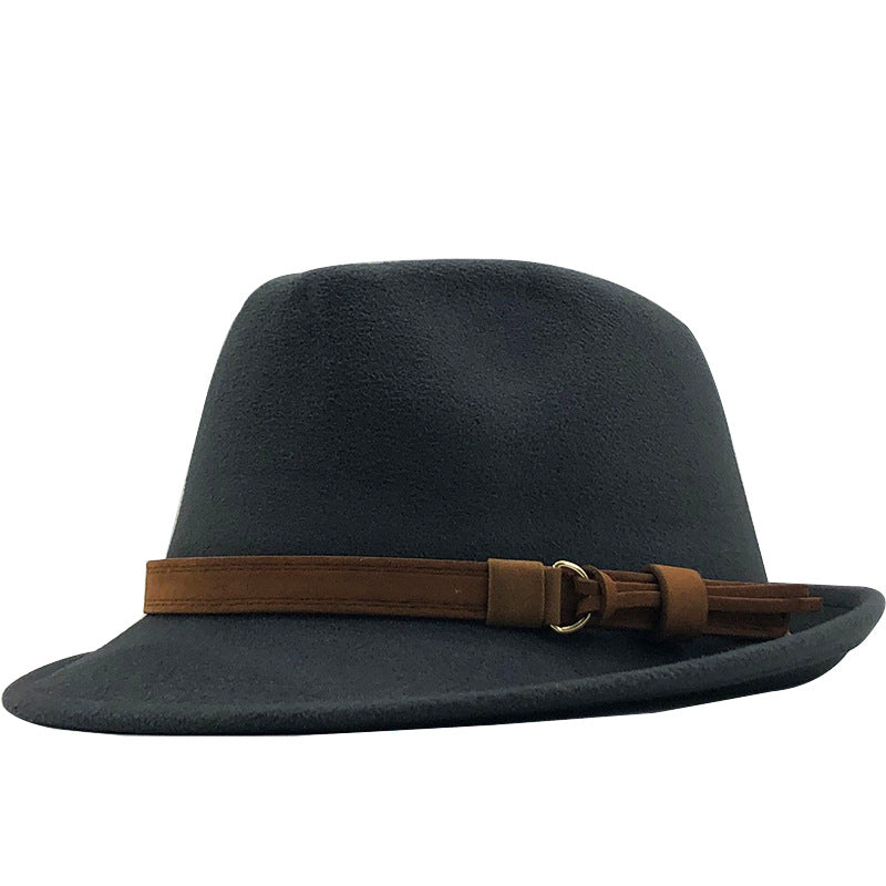 Men Wool Fedora Hat H8032