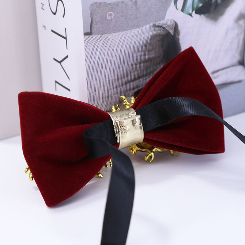 Red Pomegranate Bow Tie T2009