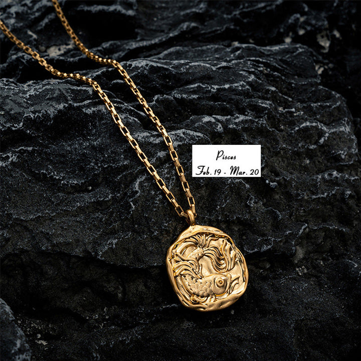 Collar de monedas del zodiaco A5020