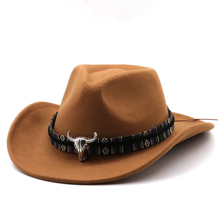 Sombrero de fieltro de vaquero occidental H8035