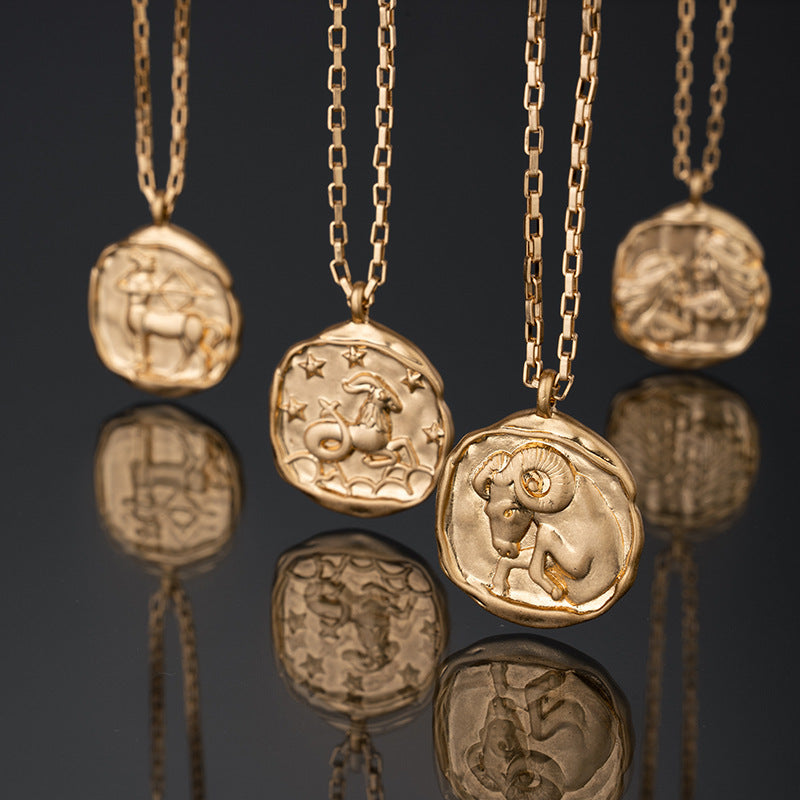 Collar de monedas del zodiaco A5020